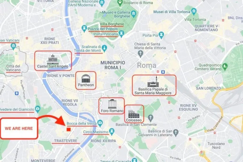 Cozy Apartment In Trastevere Roma Itália